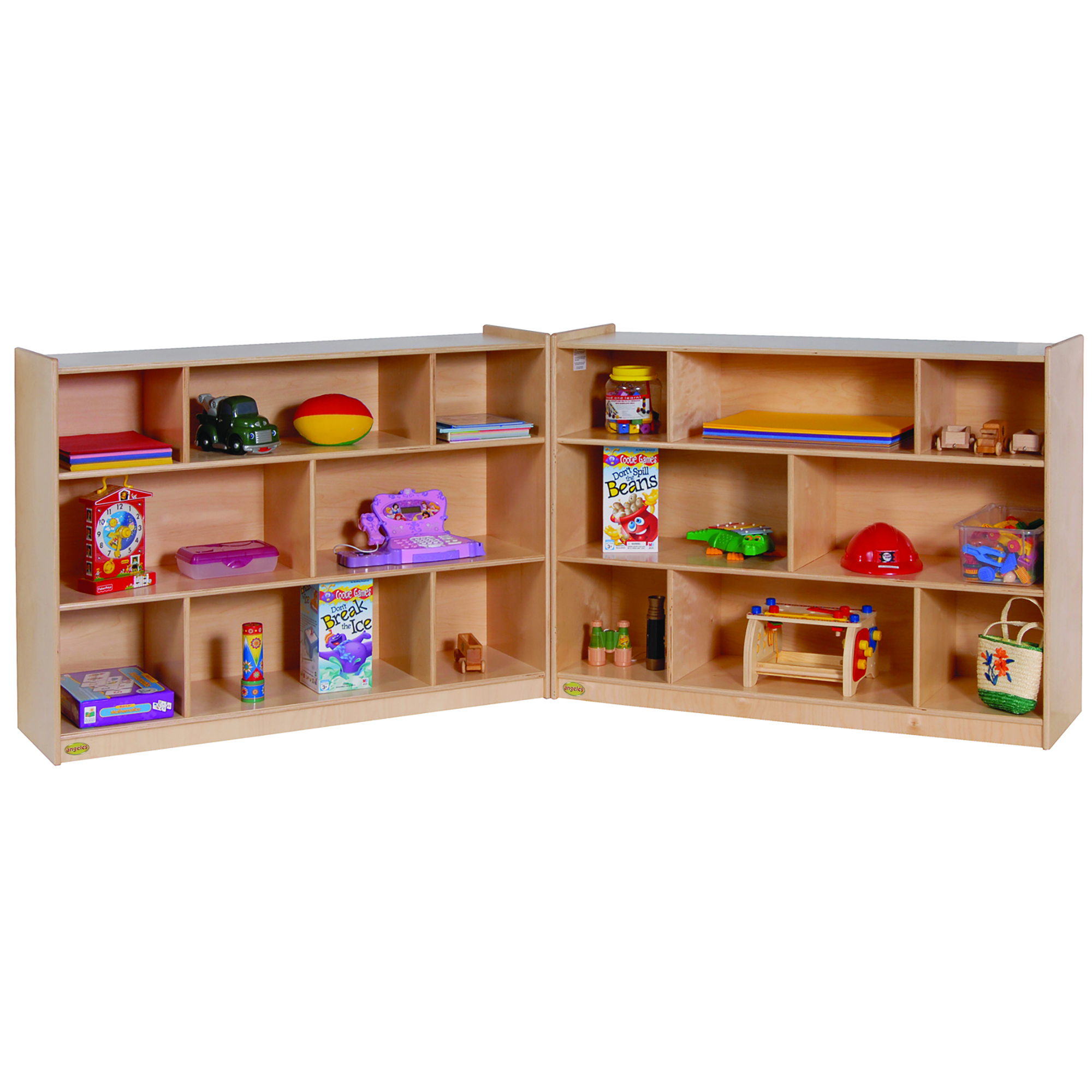 91,5 cm H Single 3-Shelf Fold-N-Lock Mobile Storage