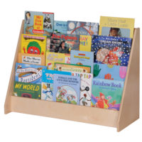 toddler book storage for classroom