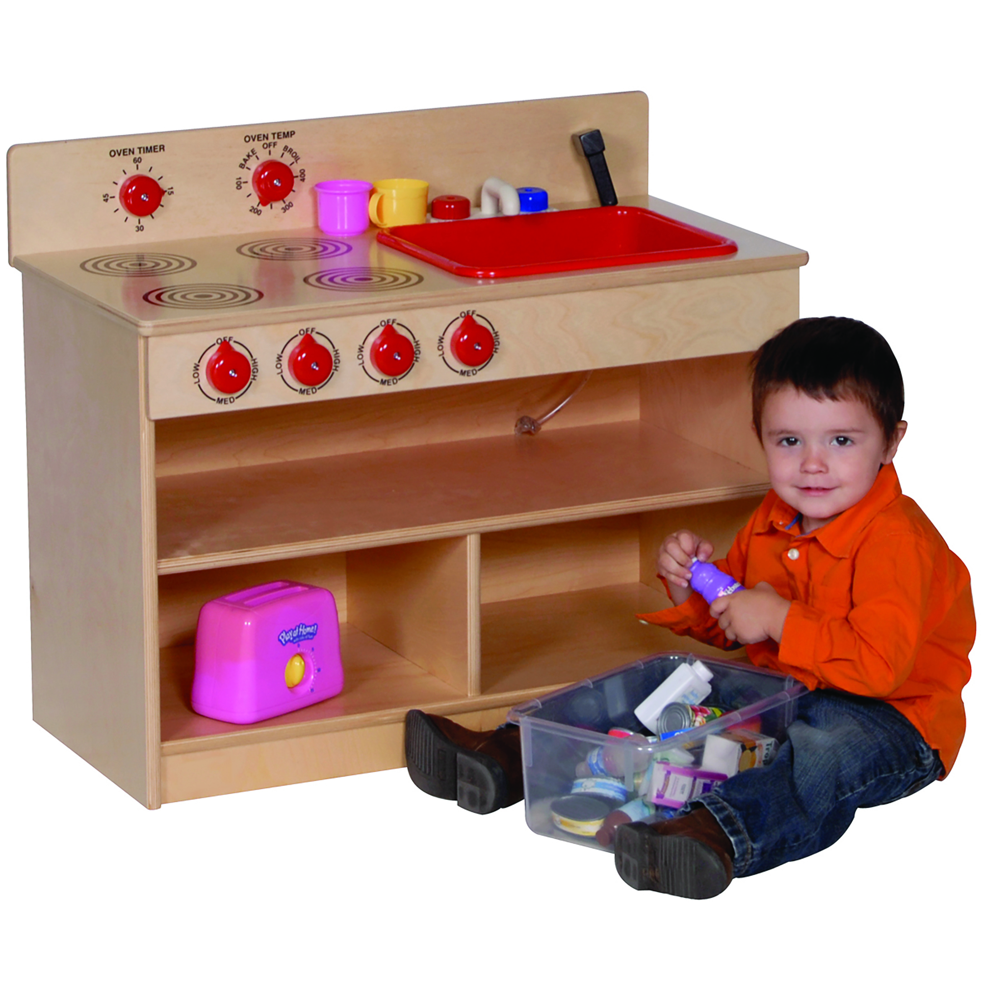 Toddler 2-in-1 Kitchen Center