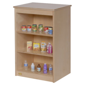 wooden role play storage