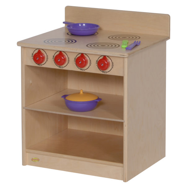 wooden role play stove and oven