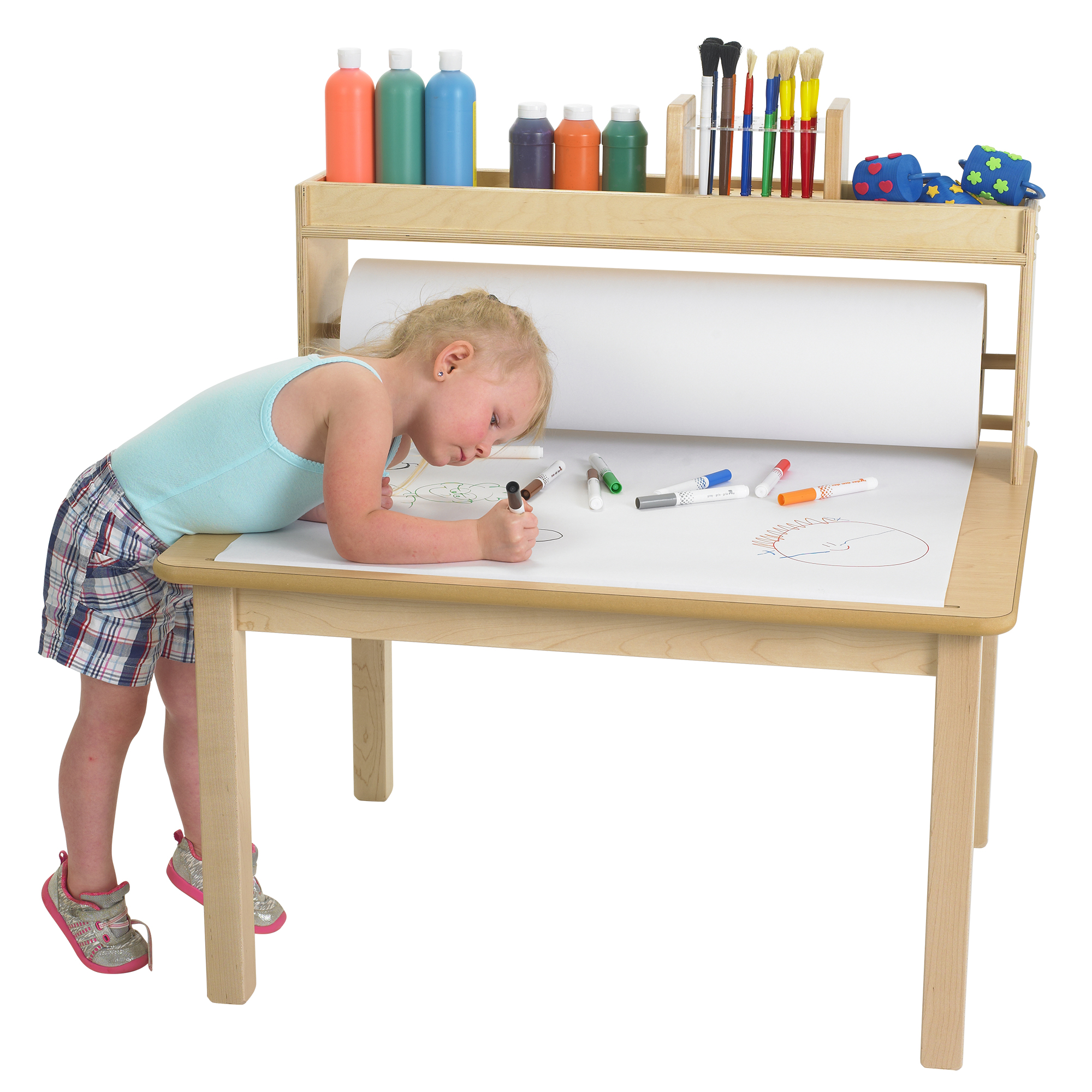 arts and crafts desk for kids