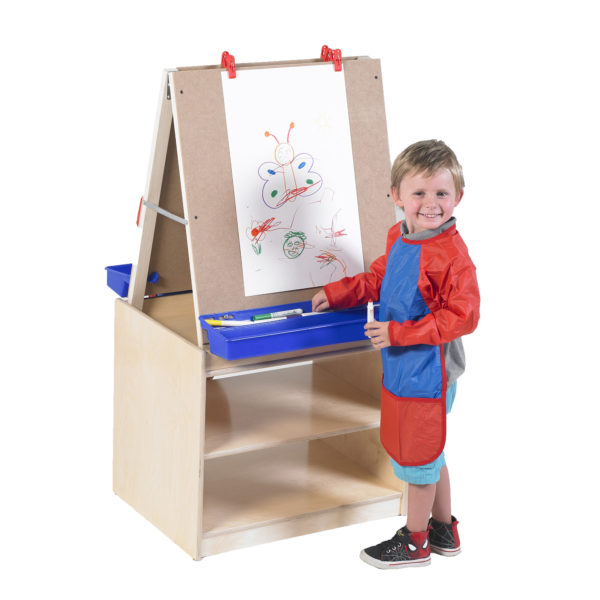 art easel and storage for classroom