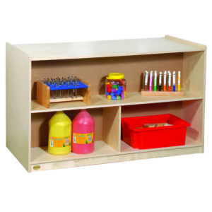 two shelf storage for preschool