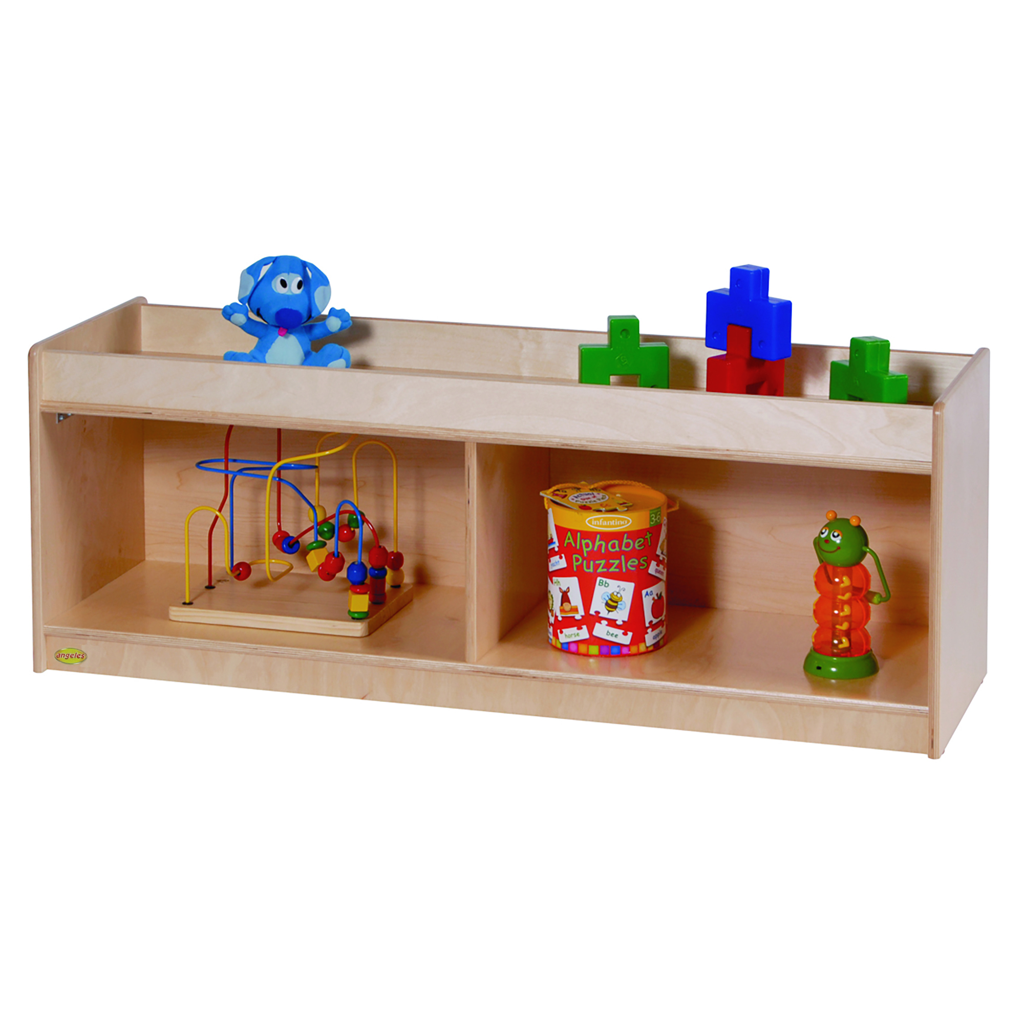 Toddler Storage with Mirror Back