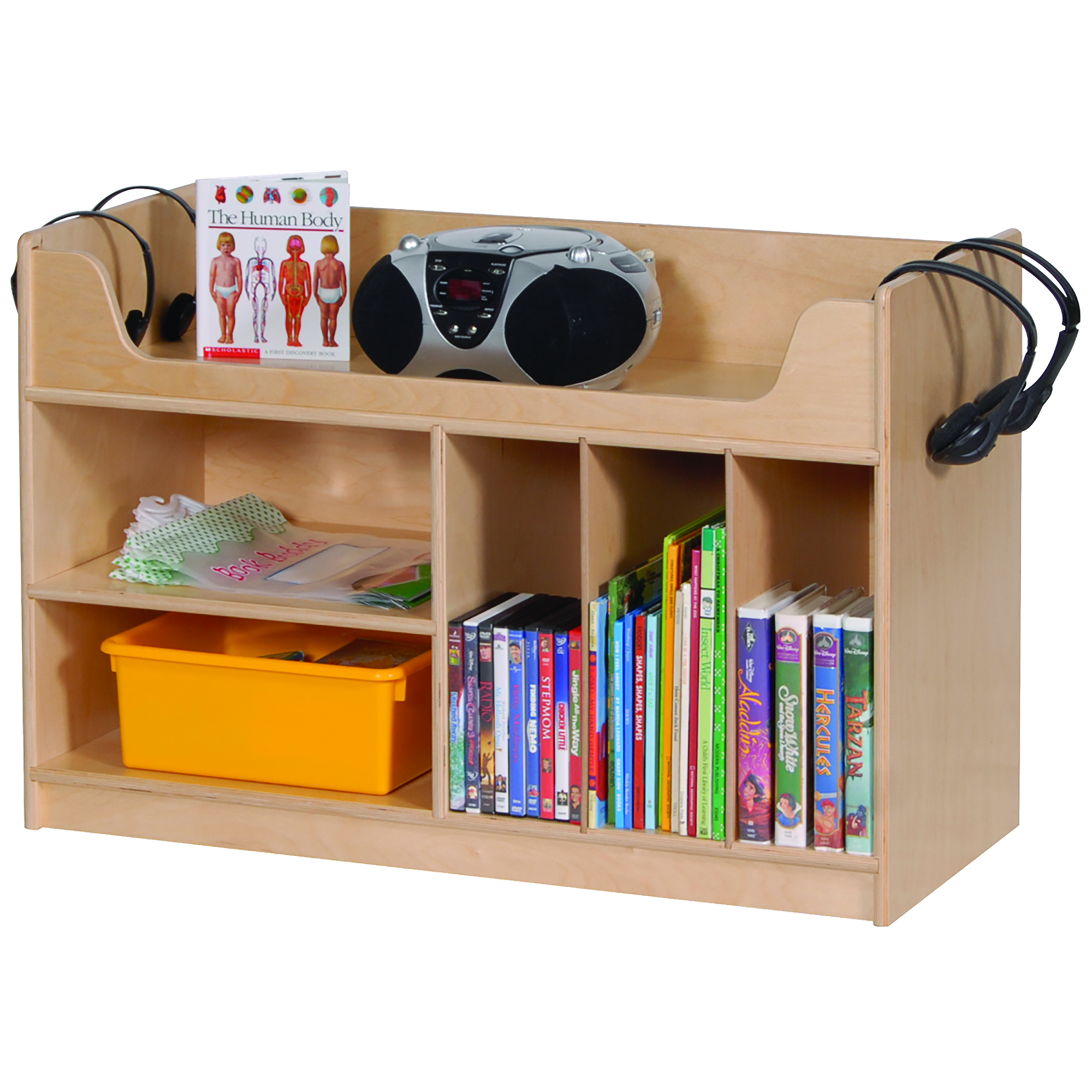 Mobile Listening Center with Dividers