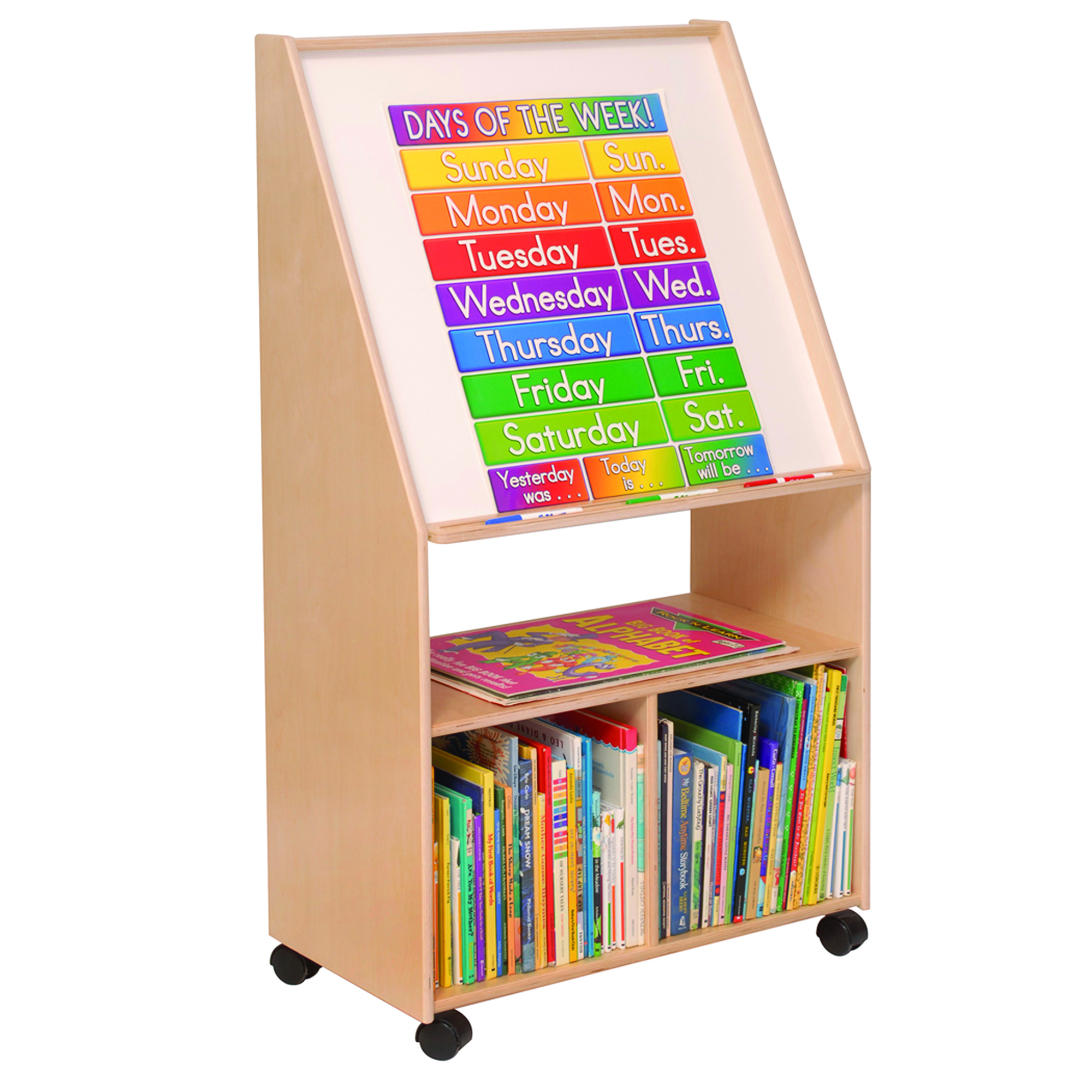 Write & Wipe Easel with Storage