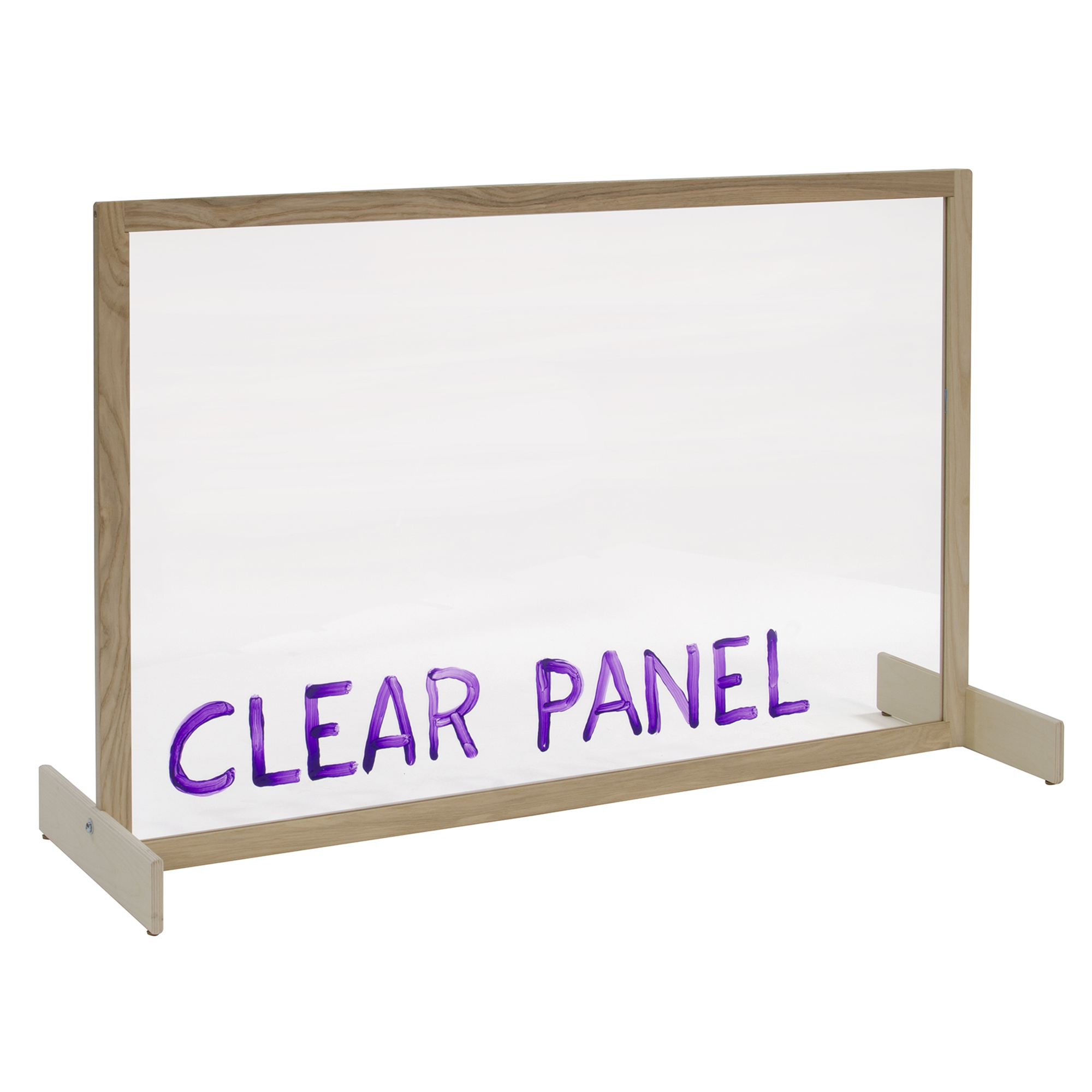 Clear Panel Room Divider