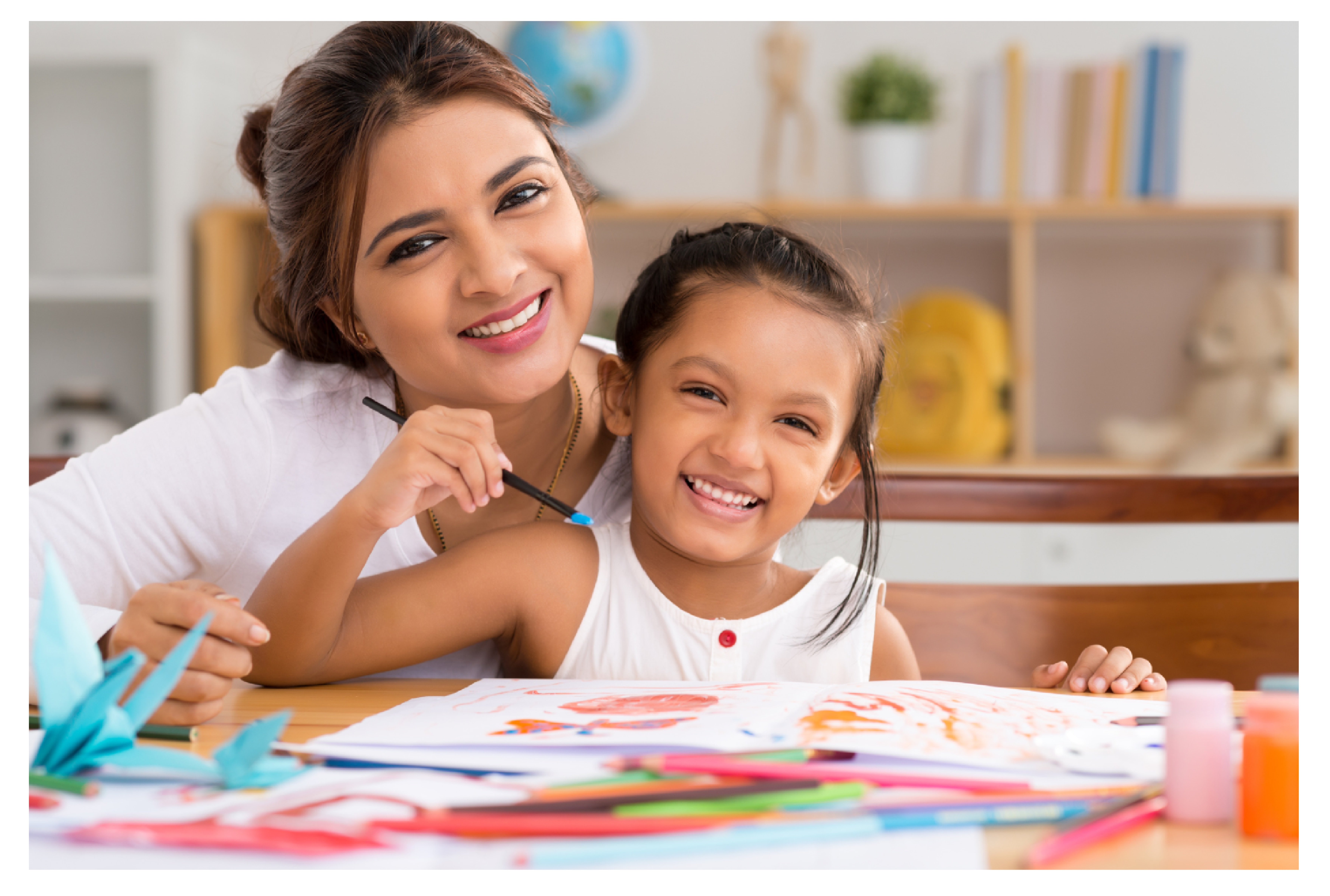 child painting