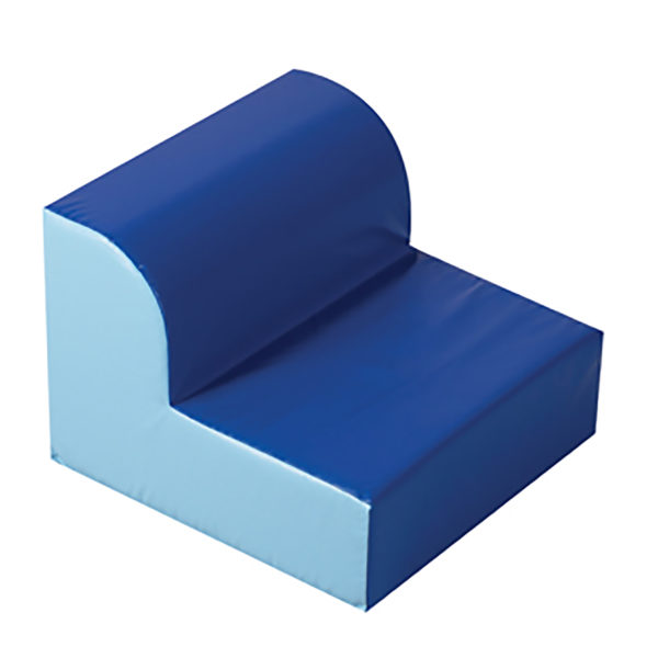blue library chair