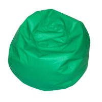 round bean bag green