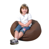 brown bean bag chair