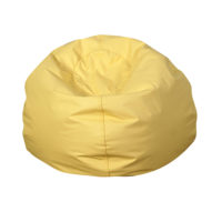 tear drop bean bag yellow