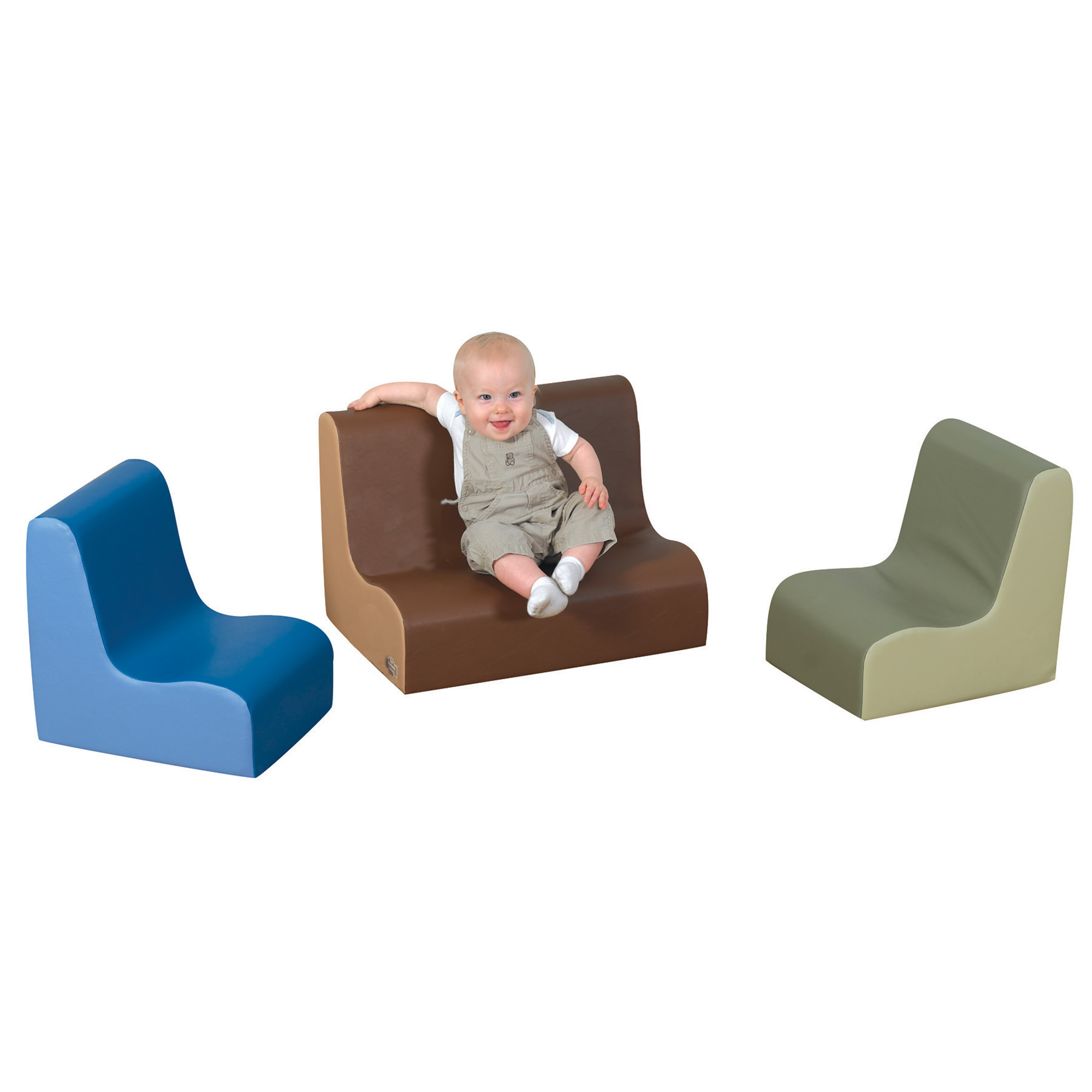 Little Tot Contour Seating - Woodland 3 Piece