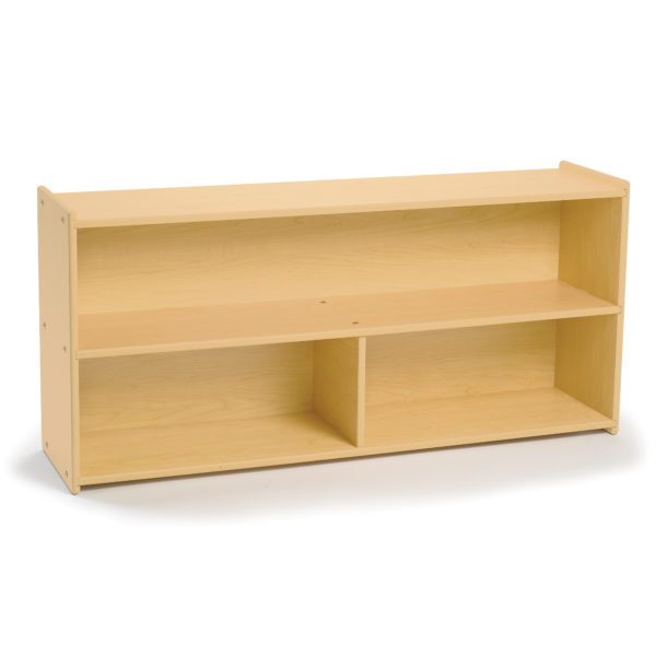 toddler 2 shelf storage