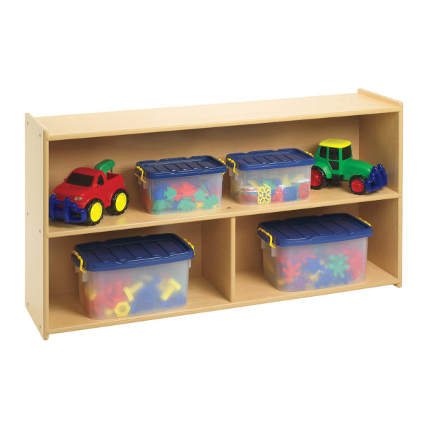 toddler 2 shelf storage