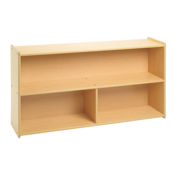 toddler 2 shelf storage