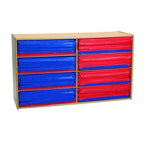 eight shelf wooden organizer