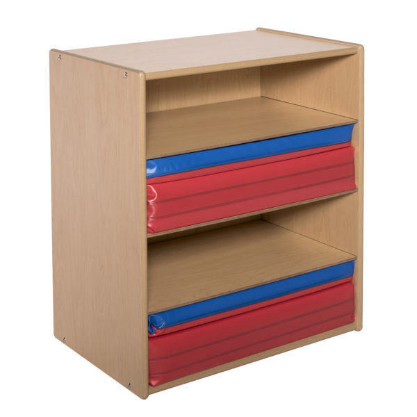 four shelf wooden organizer