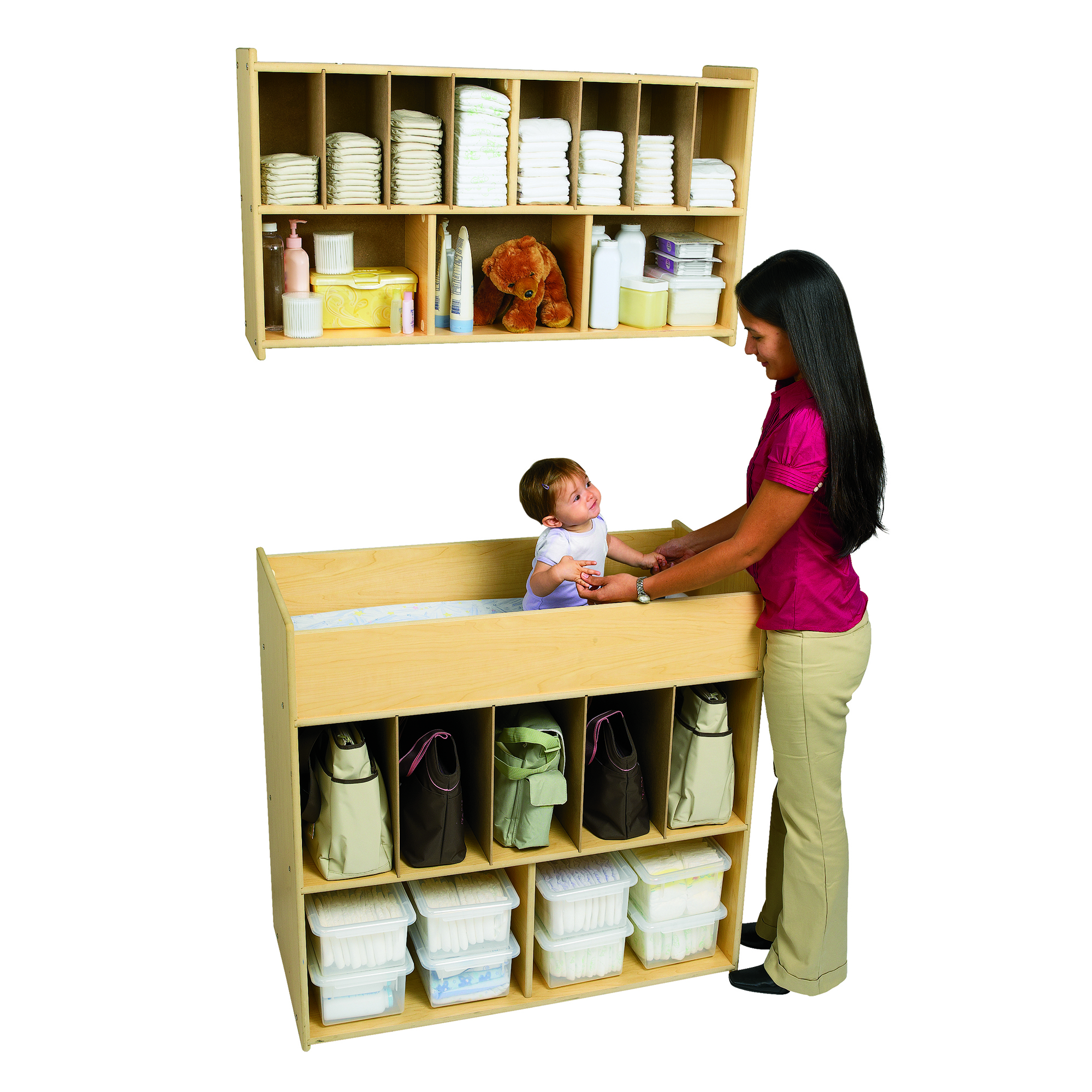 baby changing table unit