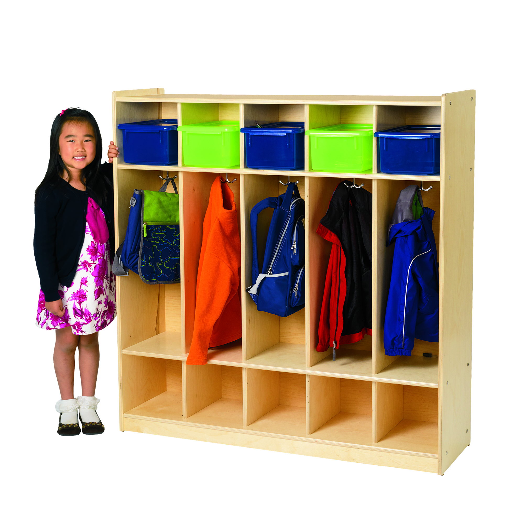 Value Line™ Birch 5-Section Locker