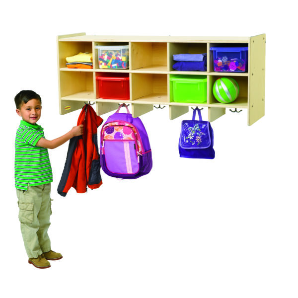 value line birch ten section wall locker