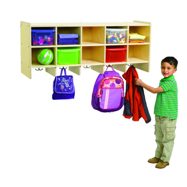 value line birch ten section wall locker