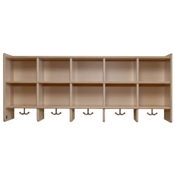value line birch ten section wall locker