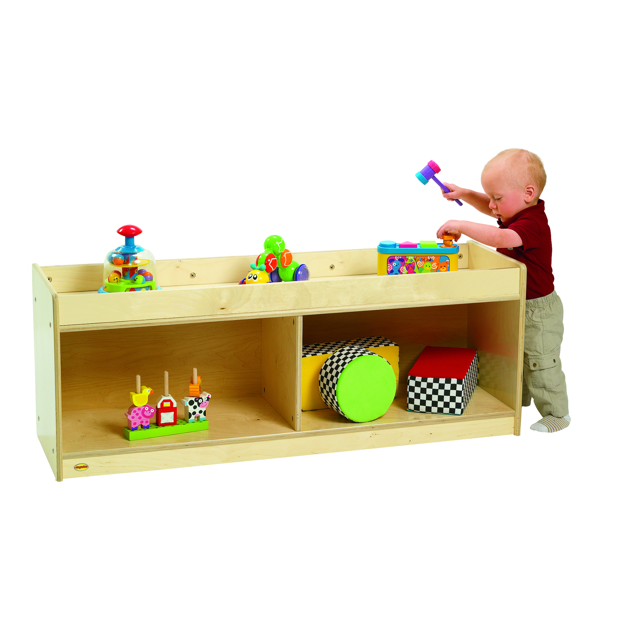 Value Line™ Birch Toddler Storage with Mirror Back