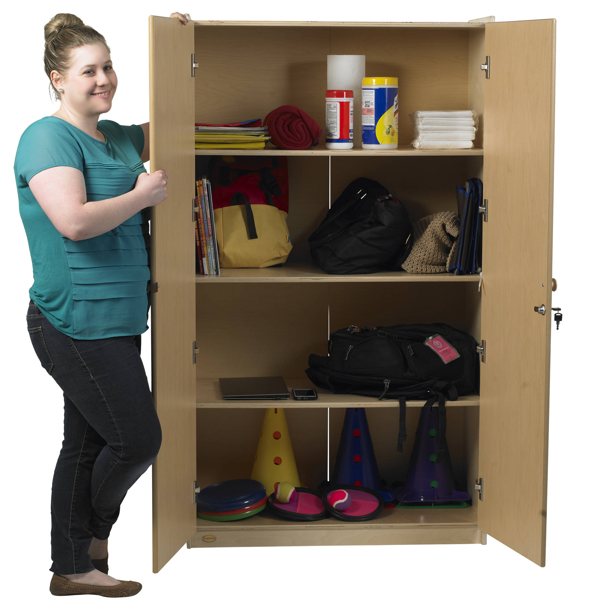 Value Line™ Birch Teacher's Storage Cabinet