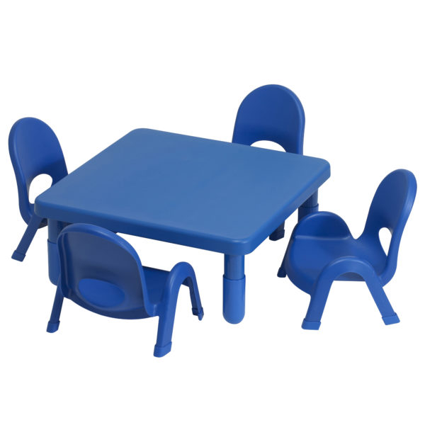 square toddler table with chairs