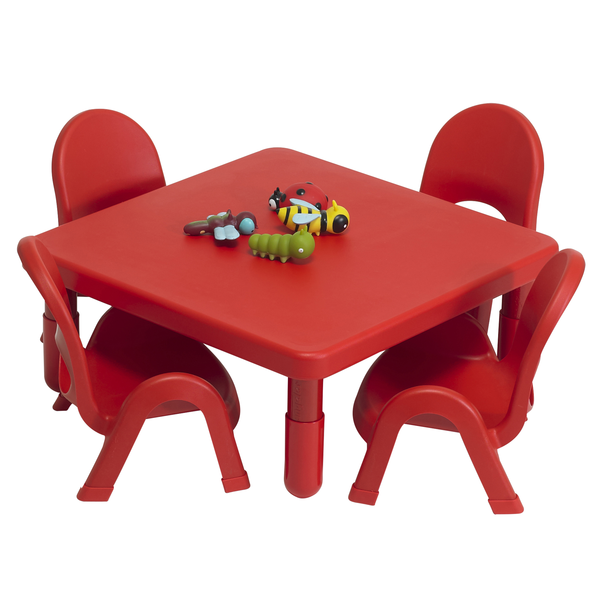 Toddler MyValue™ Set 4 Square - Candy Apple Red