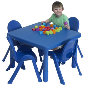 square toddler table with chairs