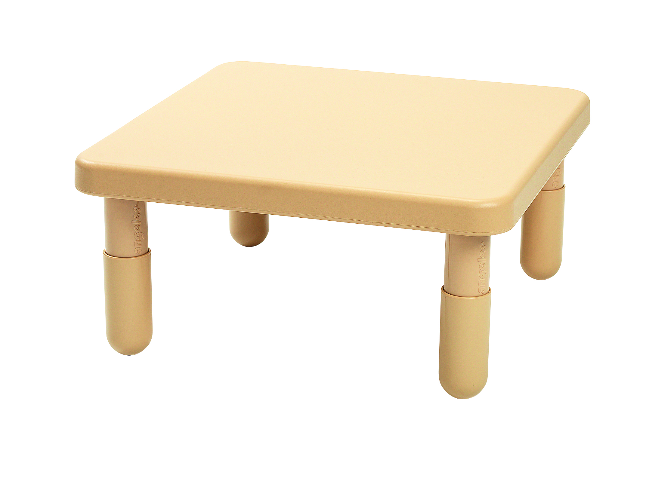 Value 71 cm  Square Table - Natural Tan with 30,5 cm  Legs