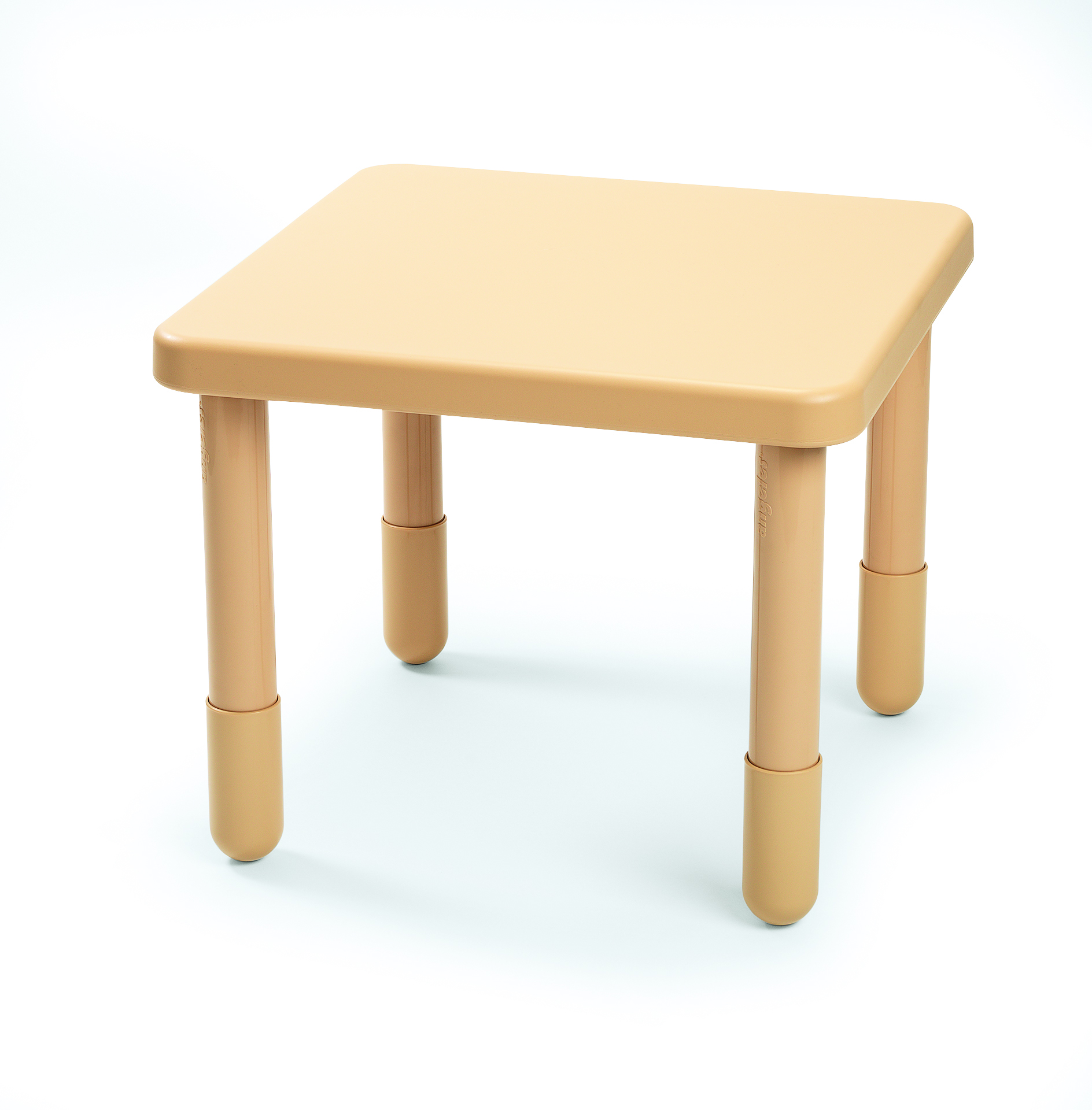 Value 71 cm  Square Table - Natural Tan with 51 cm  Legs