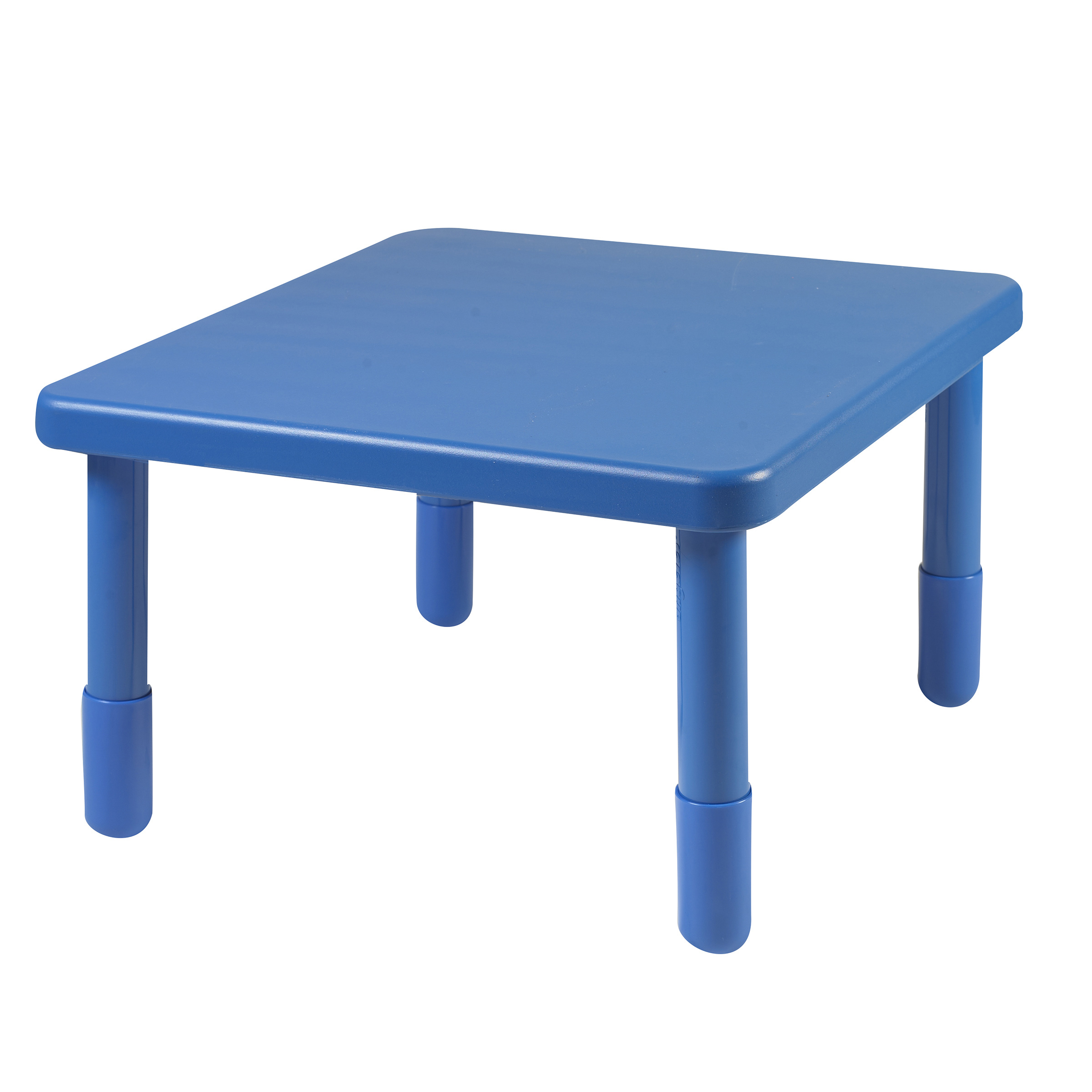 Value 71 cm  Square Table - Royal Blue with 45,5 cm  Legs
