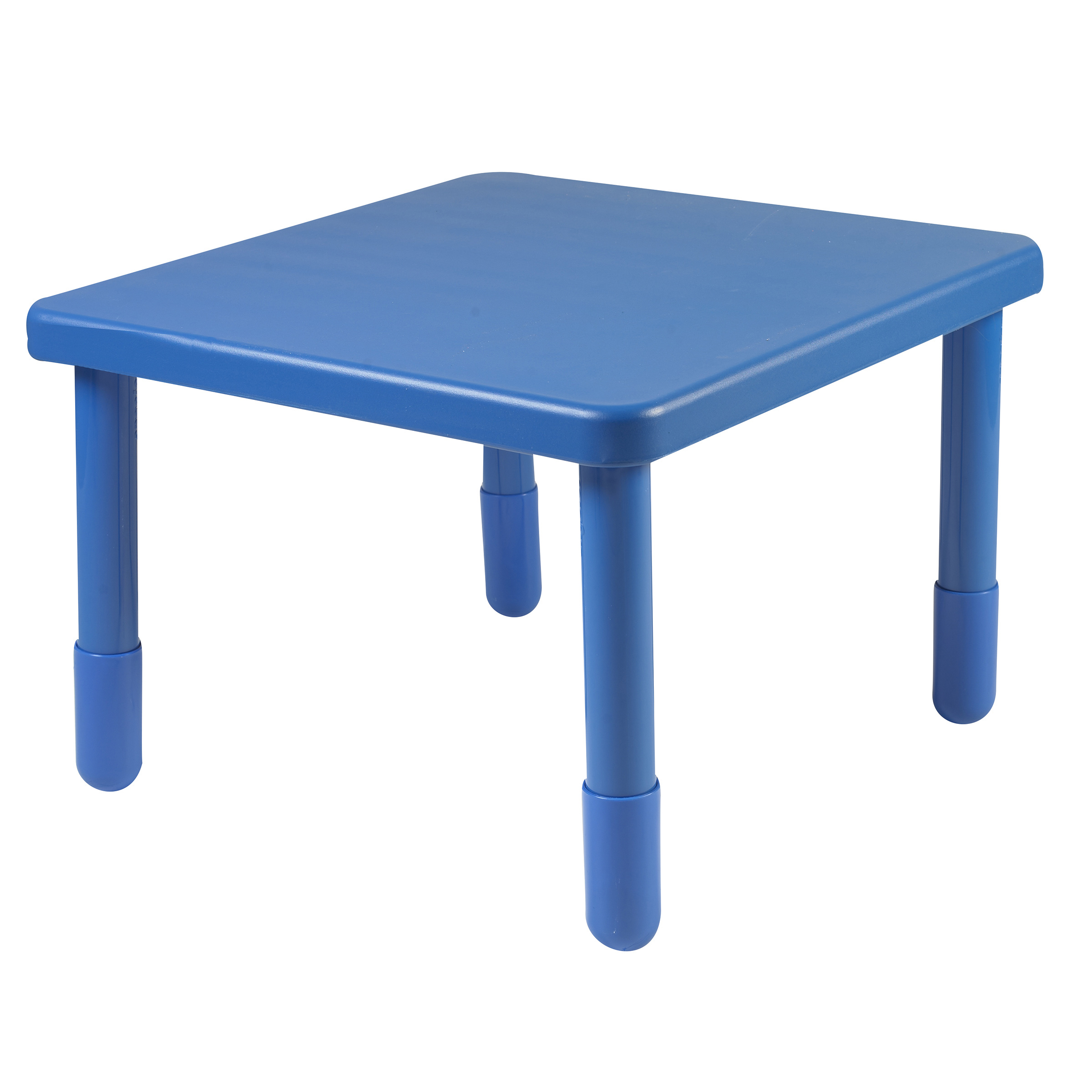 Value 71 cm  Square Table - Royal Blue with 51 cm  Legs