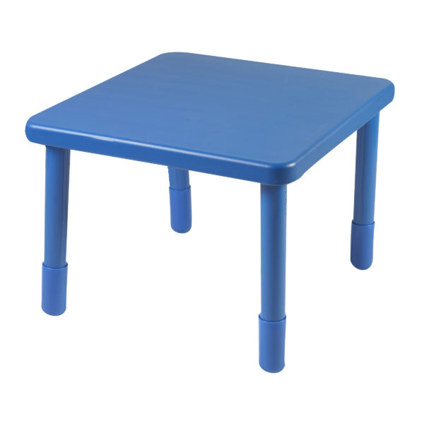 Value 28" Square Table - Royal Blue with 12" Legs
