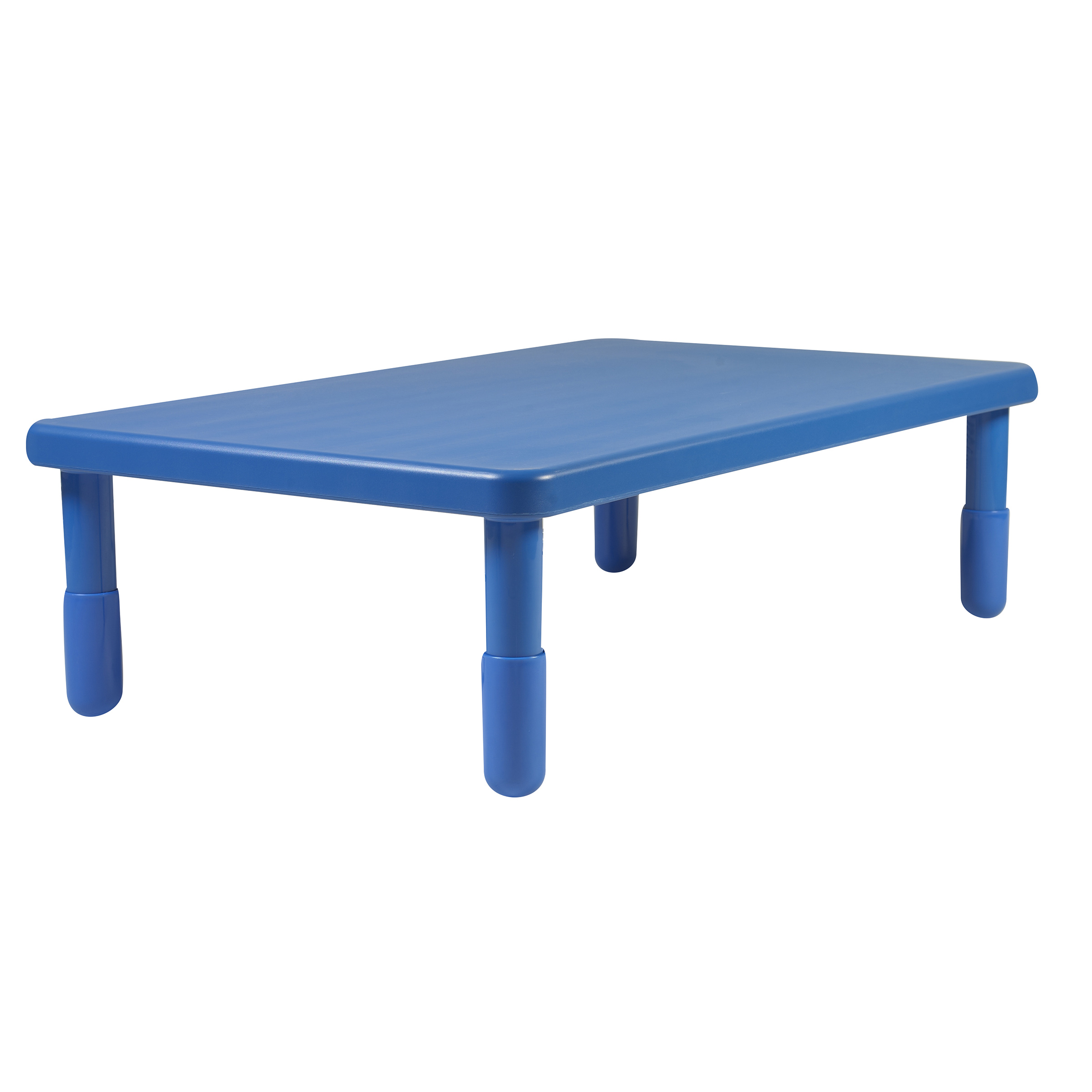 Value Rectangle Table - Royal Blue with 35,5 cm  Legs