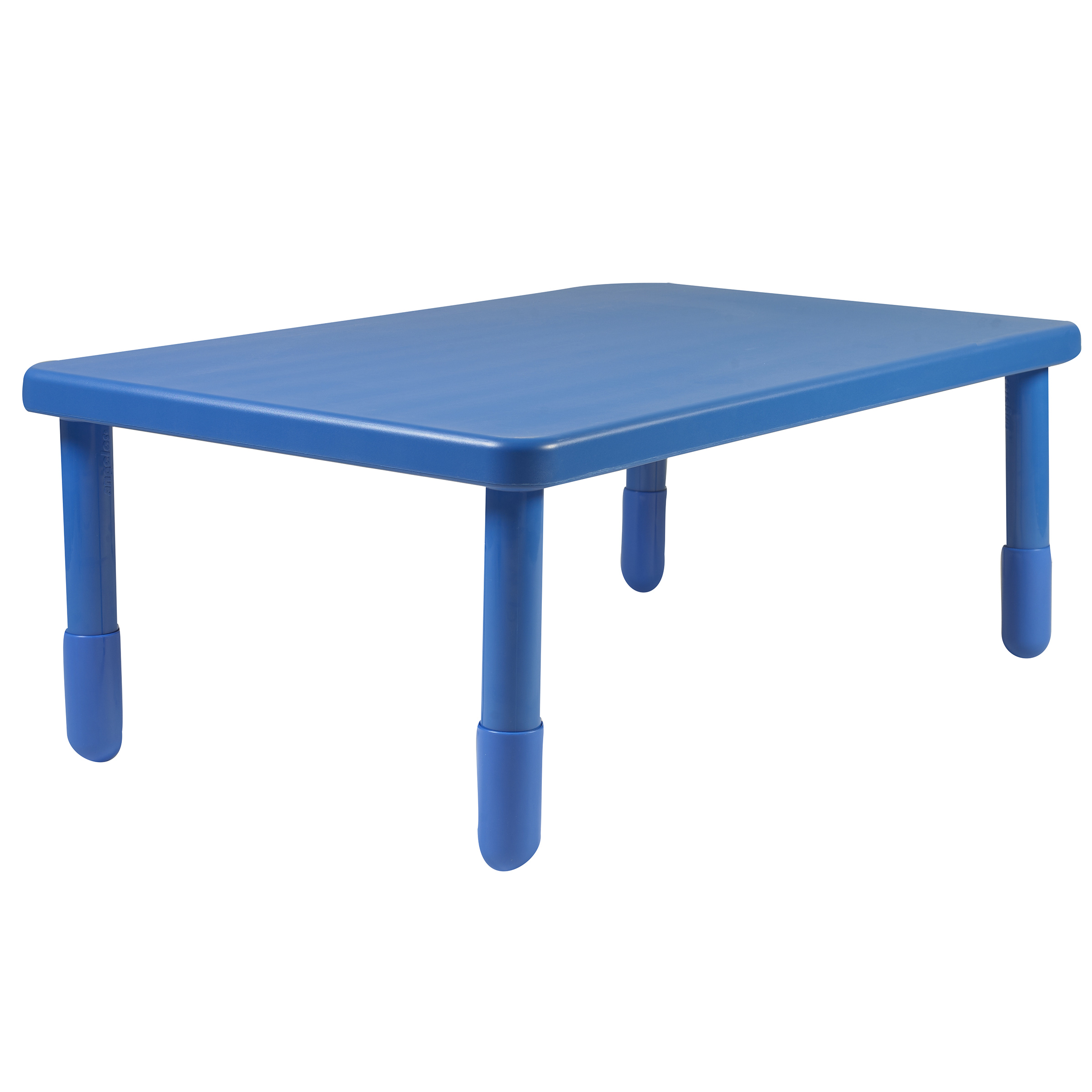 Value Rectangle Table - Royal Blue with 45,5 cm  Legs