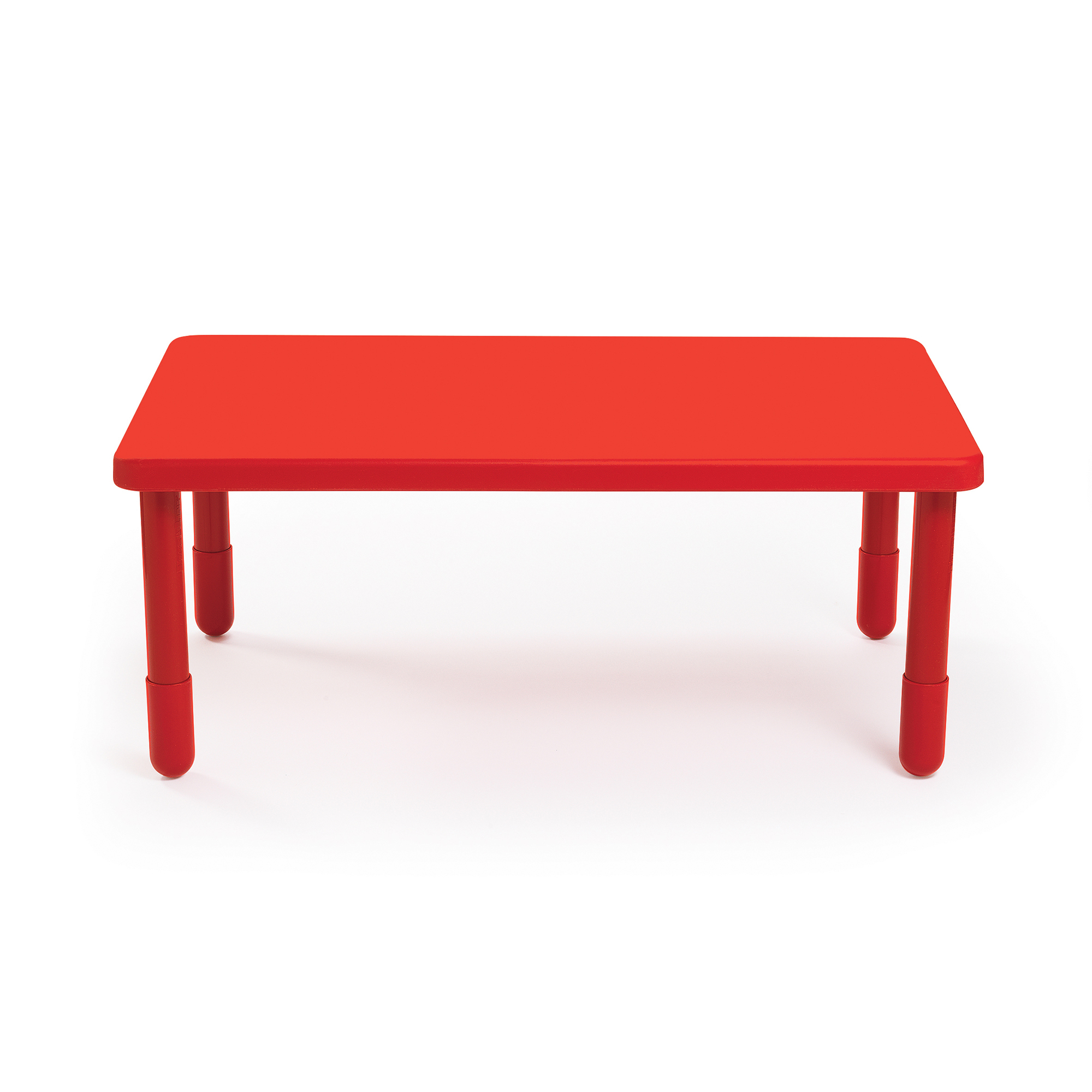 Value Rectangle Table - Candy Apple Red with 51 cm  Legs