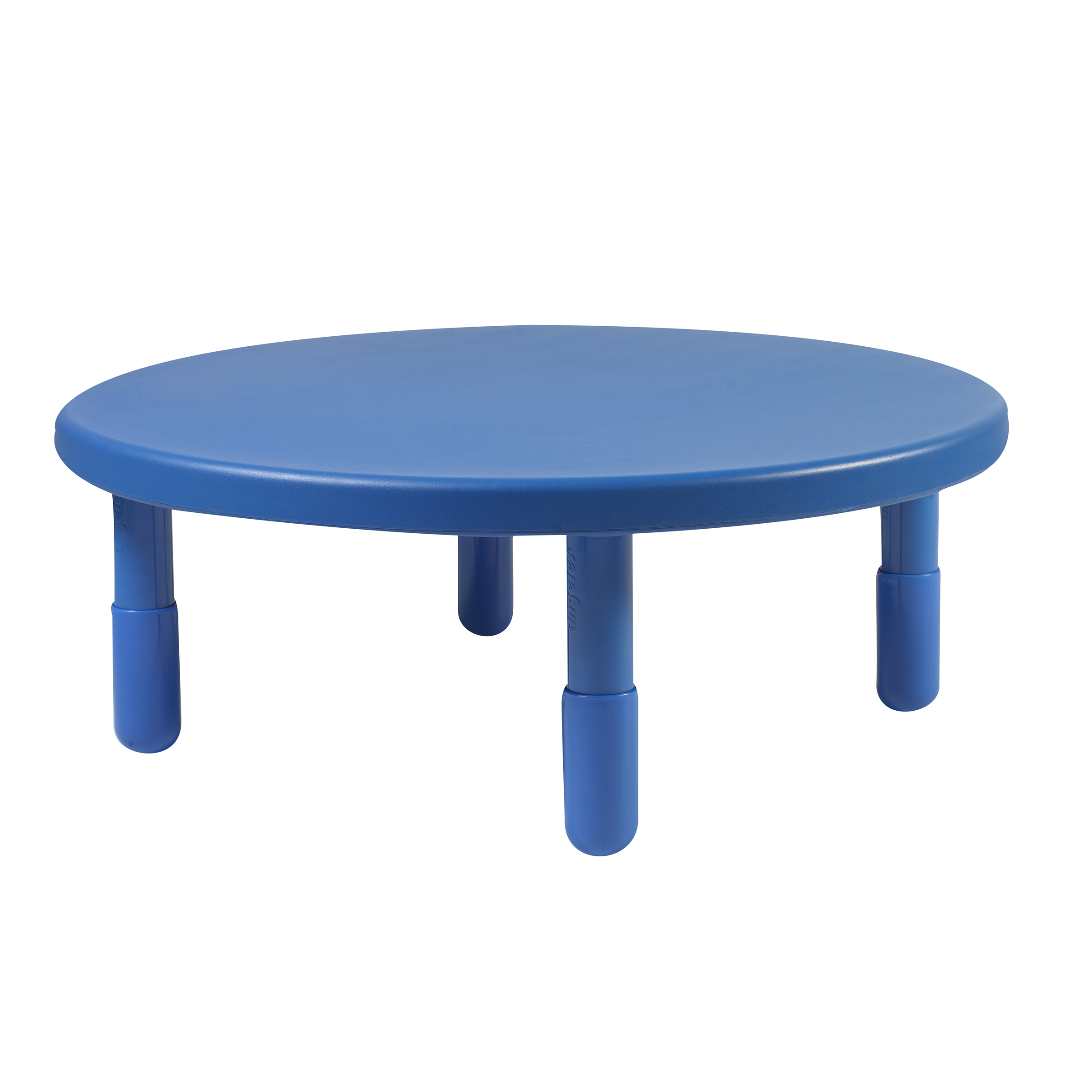 Value 91,5 cm  Diameter Round Table - Royal Blue with 35,5 cm  Legs