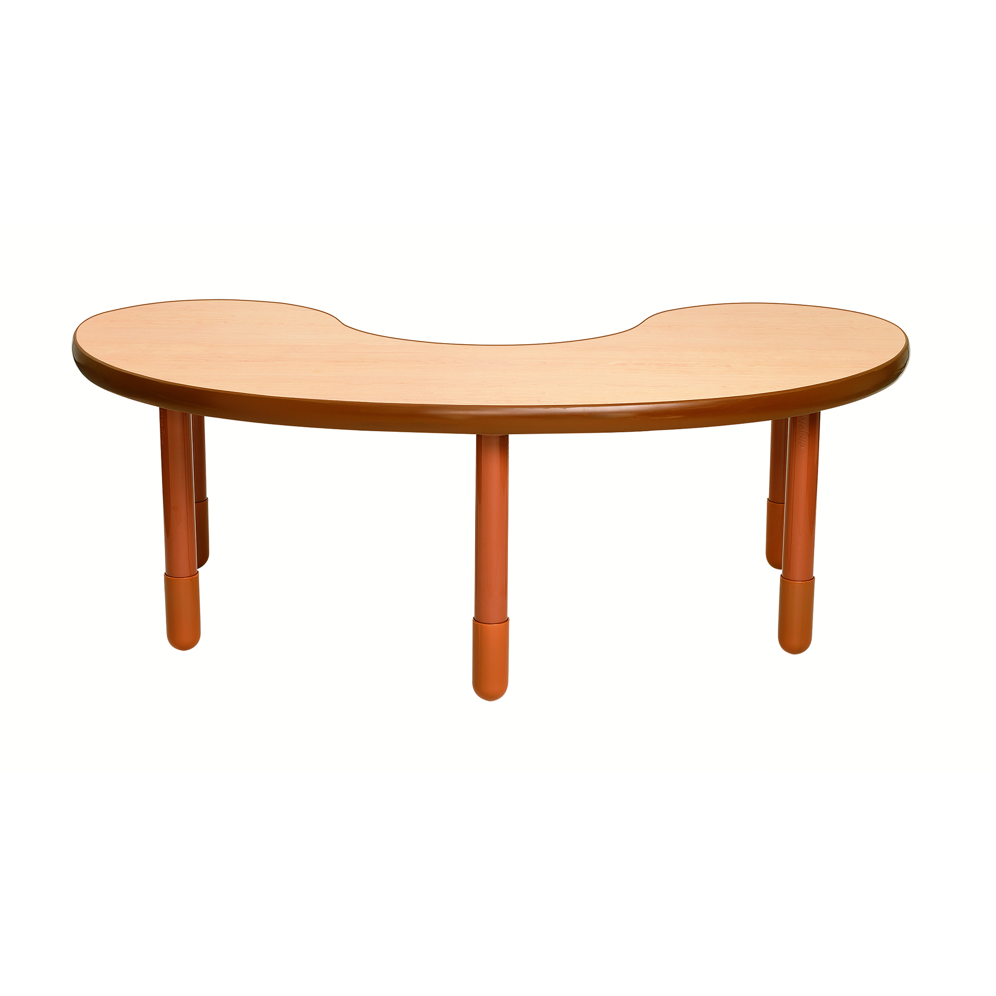 BaseLine® Teacher/Kidney Table - Natural Wood with 56 cm  Legs