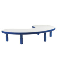 blue kidney table