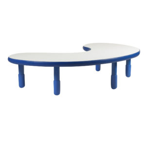 blue kidney table