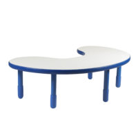 blue kidney table