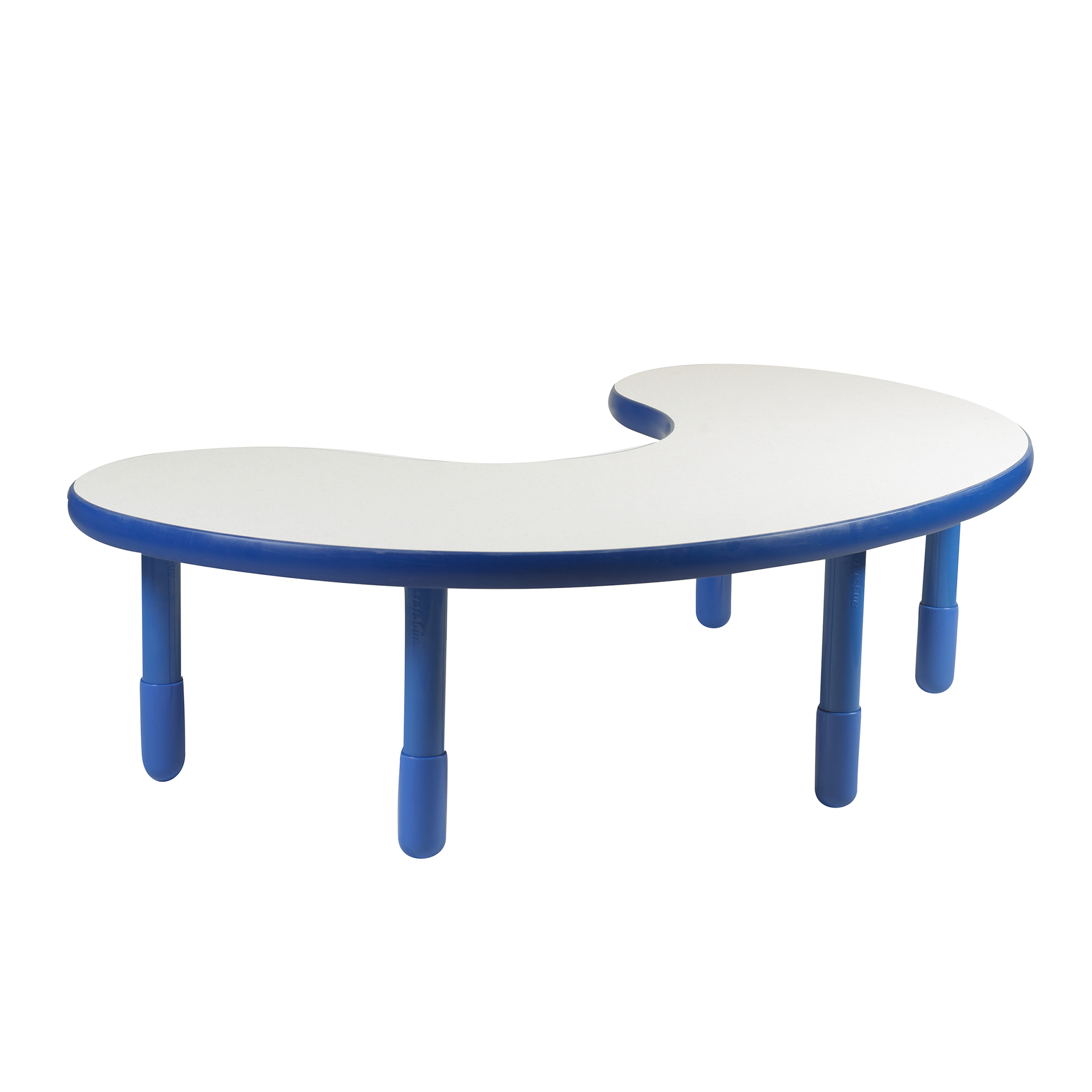 BaseLine® Teacher/Kidney Table - Royal Blue with 45,5 cm  Legs