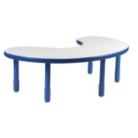 blue kidney table