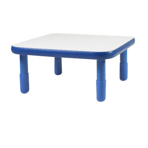 Value 24" Square Table - Royal Blue with 18" Legs