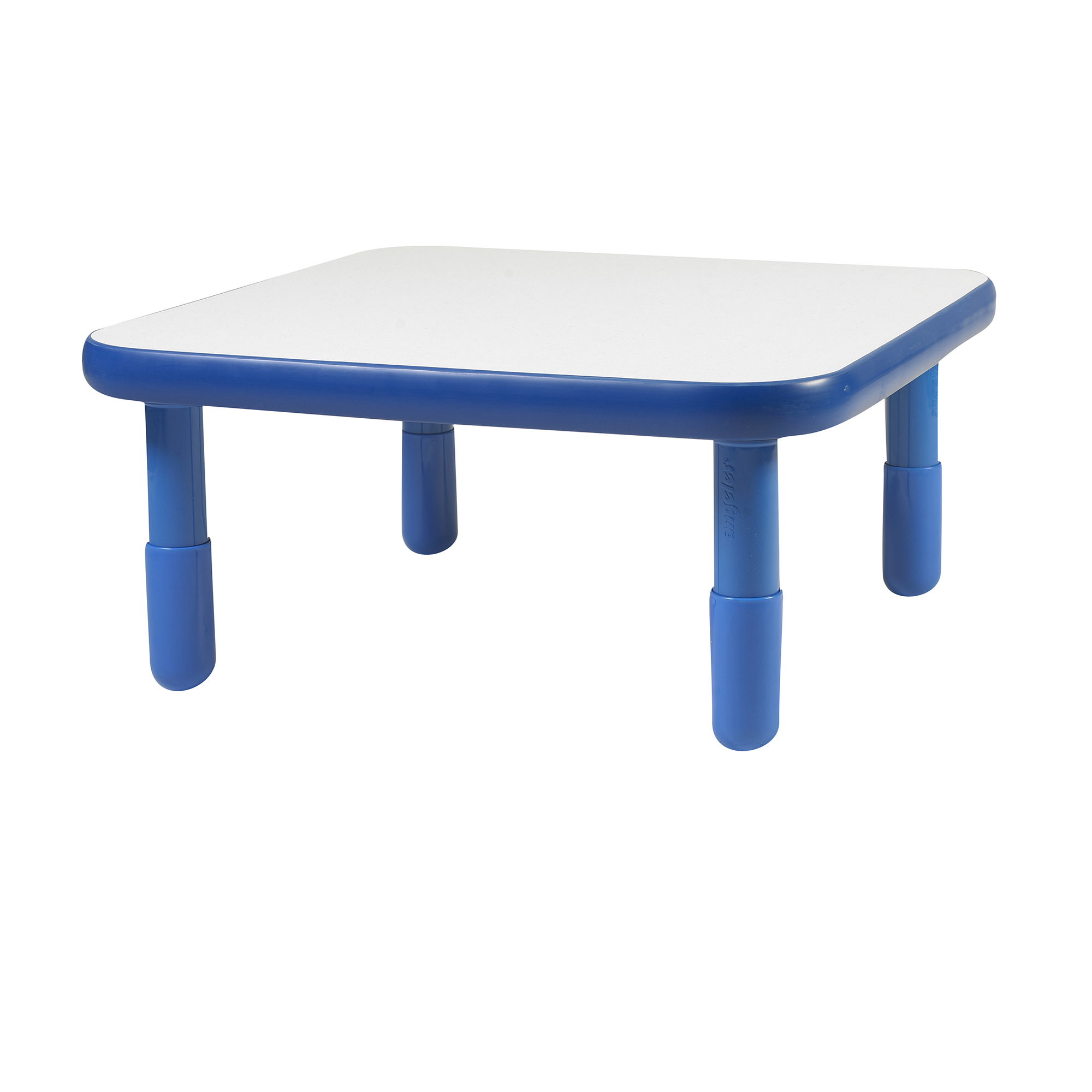 BaseLine® 76 cm  Square Table - Royal Blue with 35,5 cm  Legs